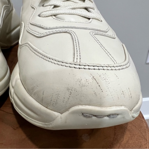 GUCCI Rhyton Red Logo Distressed G 10.5 US 11 Mens - Picture 5 of 15